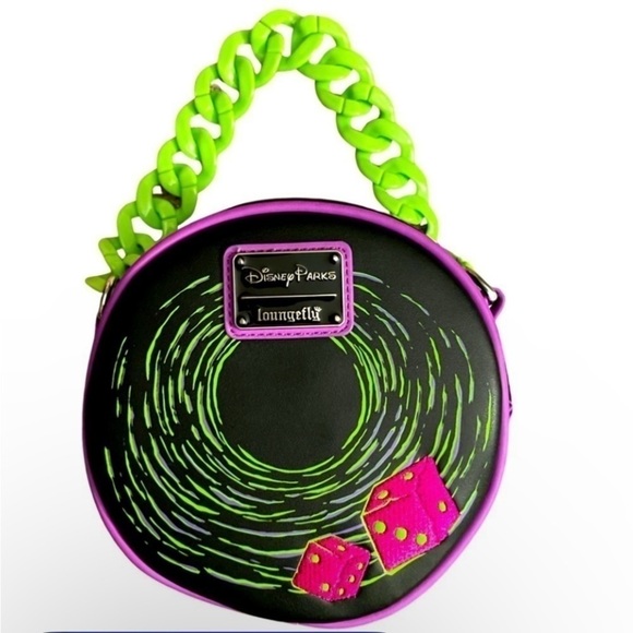 Loungefly Halloween Glow in the Dark Oogie Boogie Convertible Crossbody HandBag. - Picture 15 of 16